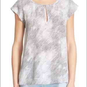 Joie Ezell Silk Sleeve Top